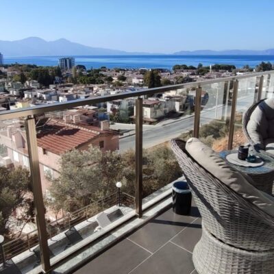 Kuşadası satılık 5+1 deniz manzaralı villa